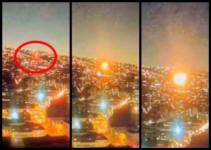 VIDEO| El registro de bengala: Acusan que así comenzó incendio en Valparaíso