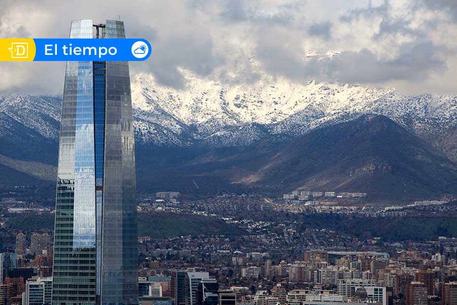 El Tiempo: Santiago tendrá un fin de semana nublado a la espera de chubascos en la RM