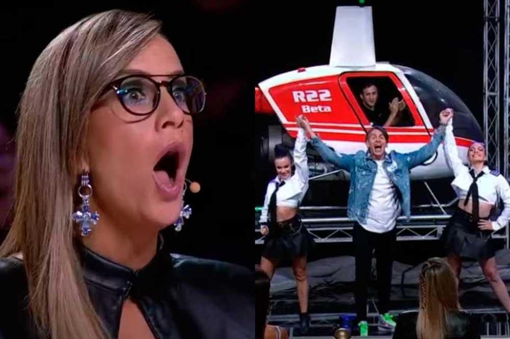 VIDEO| ¡Impresionante! Mago argentino hizo aparecer helicóptero en Got Talent Chile