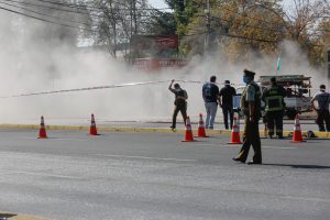 VIDEO| Emergencia por fuga de gas en Plaza Egaña generó evacuaciones y gran operativo