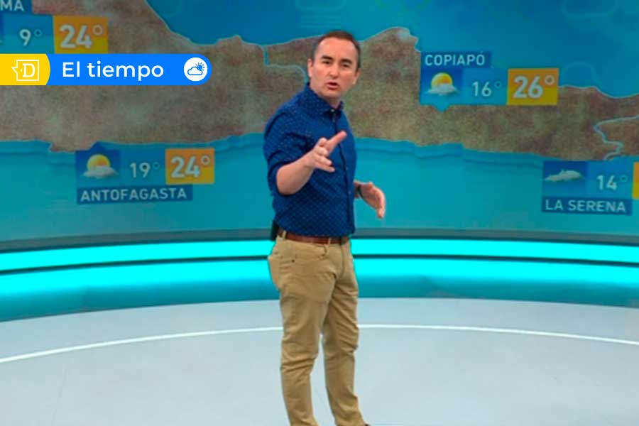 Alejandro Sepúlveda anuncia chubascos, fuertes vientos y nieve en la Región Metropolitana