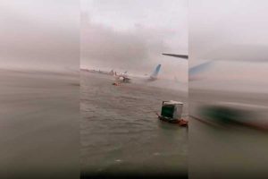 VIDEO| Dubái recibe su peor lluvia en 75 años: Agua entró a aeropuerto y arrastró aviones