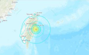Dos fuertes sismos sacuden a Taiwán y motivan la reacción del SHOA para Chile