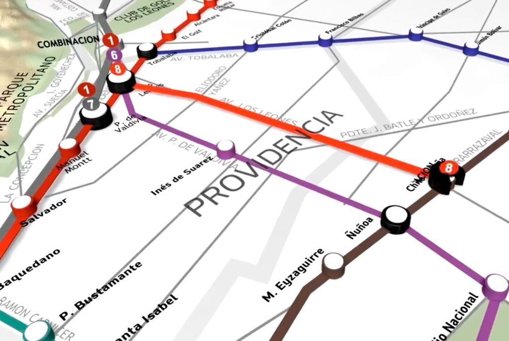 VIDEO| Línea 8 del Metro de Santiago: Conoce las estaciones y dónde estarán ubicadas