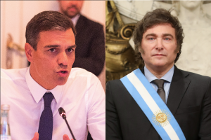 Sánchez califica a Milei como líder de la "internacional ultraderechista"