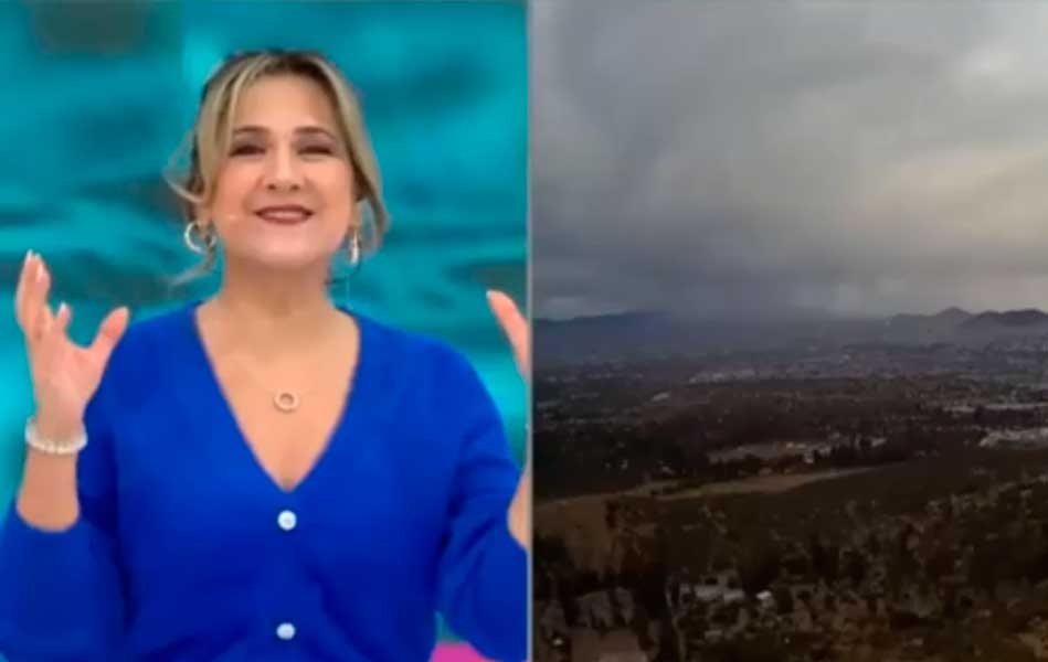 VIDEO| Michelle Adams: “Podríamos ver la cumbre del Cerro San Cristóbal con algo de nieve”