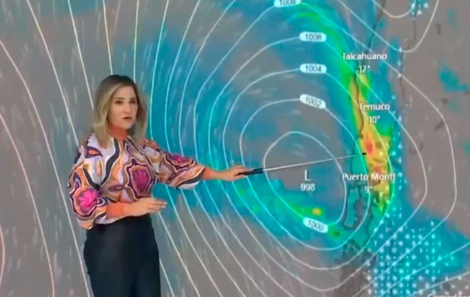 VIDEO| Michelle Adams emite preocupante aviso para Santiago: “Se viene un temporal”