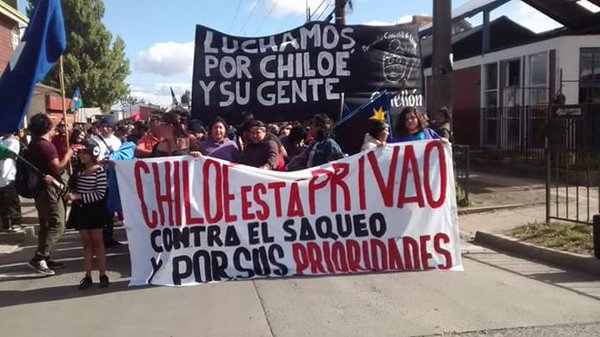 La marcha de los privaos en Chiloé