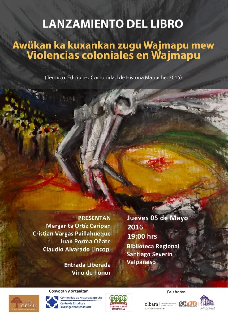 Lanzamiento de inédita publicación sobre violencias en territorio mapuche
