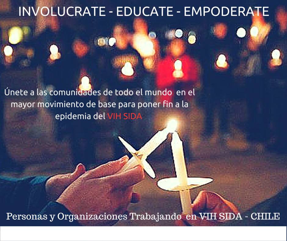 El Candlelight por el SIDA en Chile