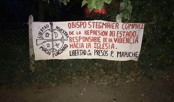 Obispo Stegmeier: El cura ‘anti mapuche’ apuntado como «responsable» de la quema de iglesias