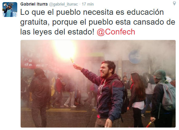 REDES | El apoyo en twitter a Marcha Estudiantil en distintas ciudades del país