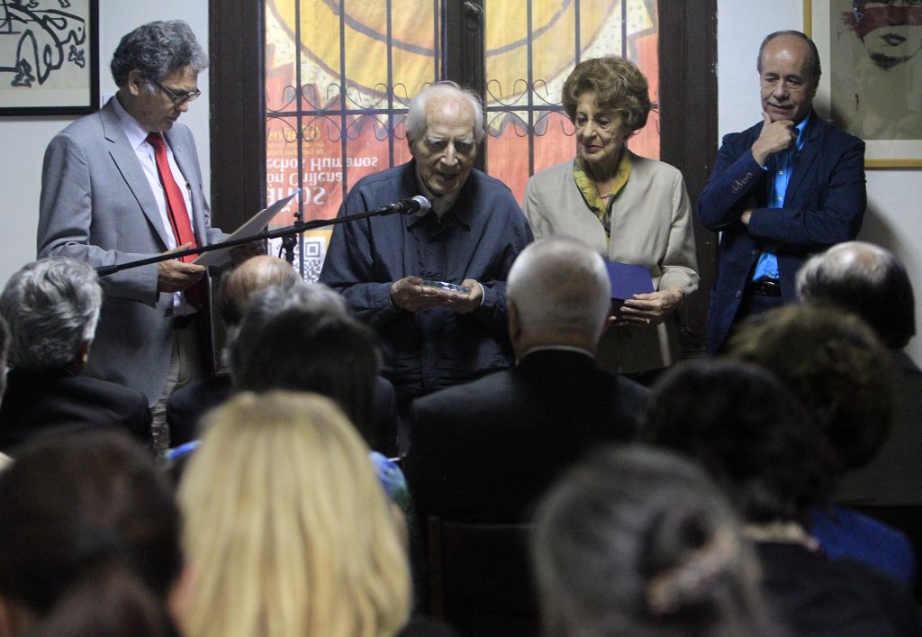 José Aldunate es el Premio Nacional de Derechos Humanos 2016