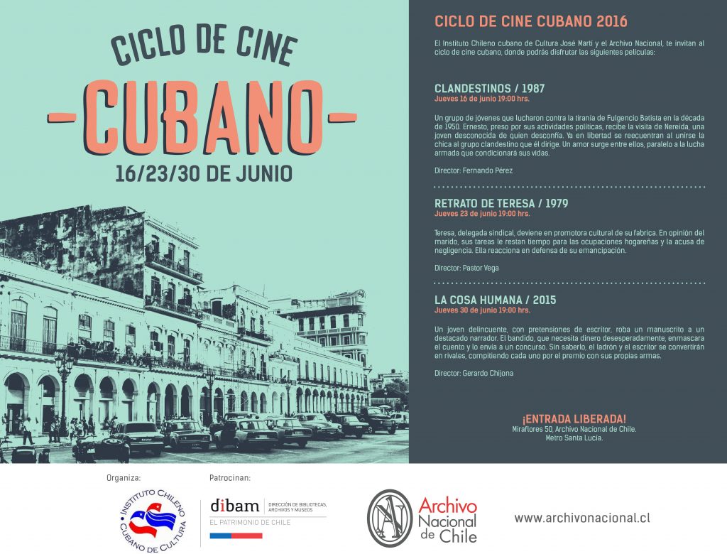 Con olor a Revolución: Archivo Nacional presentará Ciclo de Cine Cubano
