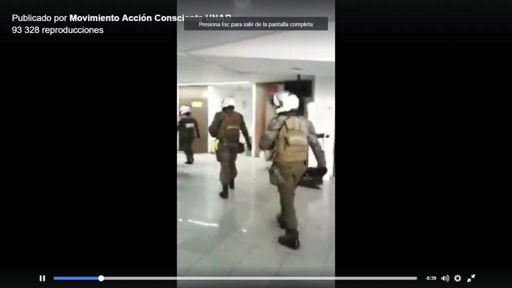 VIDEOS| El descontrolado actuar de Carabineros en desalojos universitarios: «¿Y la coca?»