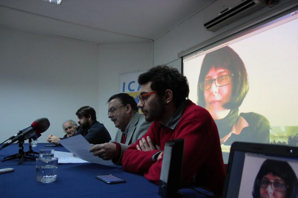 Roxana Pey, Rector de la UAHC, Hugo Fazio y estudiantes demandan un “Nuevo Trato” en la educación pública