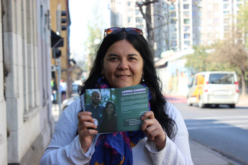 La apuesta social de Lorena Cabrera (RD), candidata a concejal por Santiago Centro