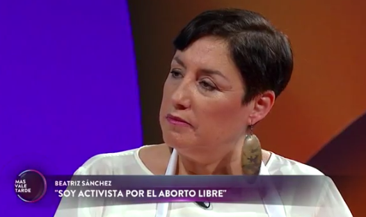 VIDEO| El testimonio de Beatriz Sánchez y su intento de aborto:  «No estaba preparada para ser mamá»