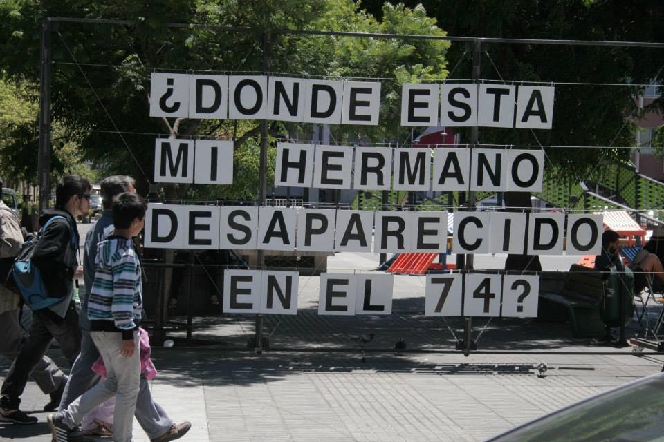 Proyecto pregunta: La iniciativa de memoria y DD.HH. para los transeúntes de Barrio República