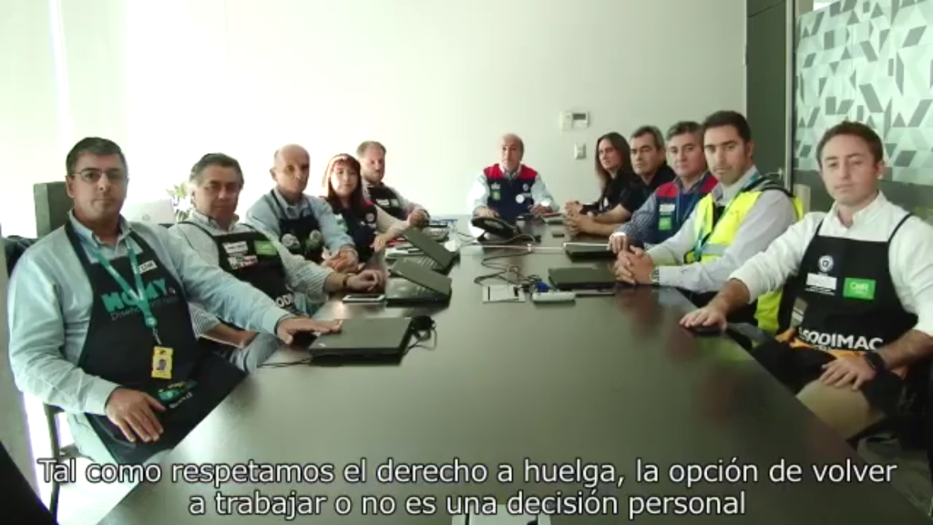 Gerencia de Homecenter envía video a sus trabajadores para dividirlos y presionarlos a abandonar la huelga legal