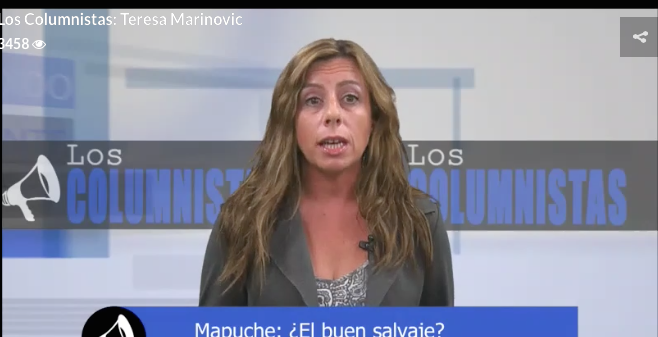 Tere Marinovic acusa a mapuches de no ser buenos «salvajes» y compara caso Landerretche con La Araucanía