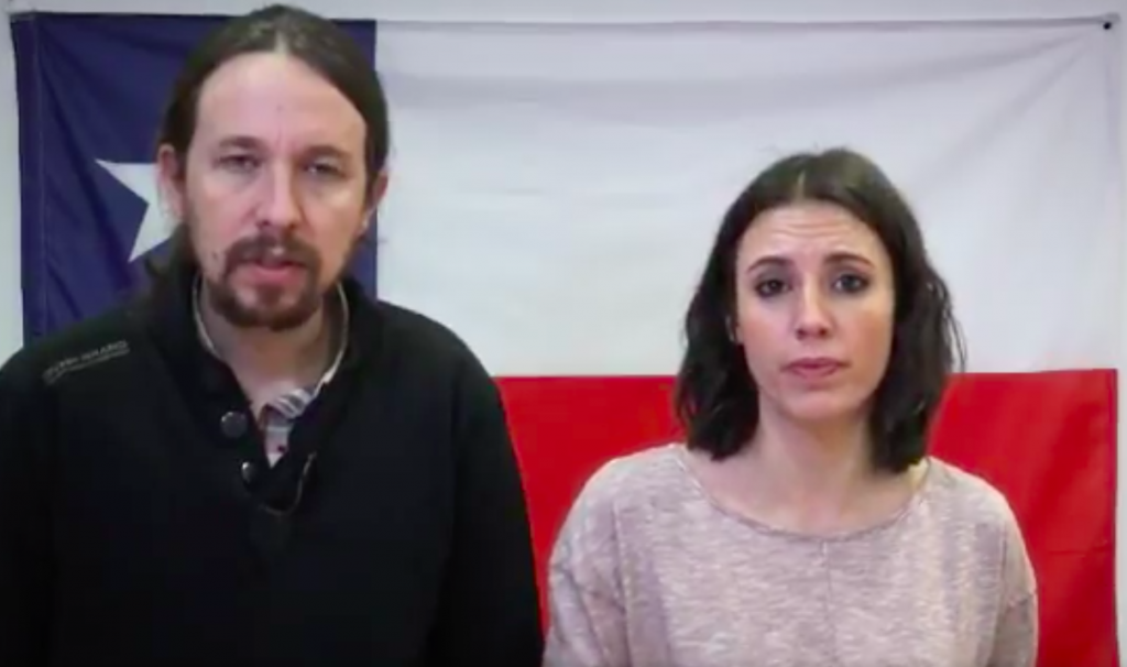VIDEO| Líderes de Podemos solidarizan con Chile y llaman a españoles a donar para combatir incendios