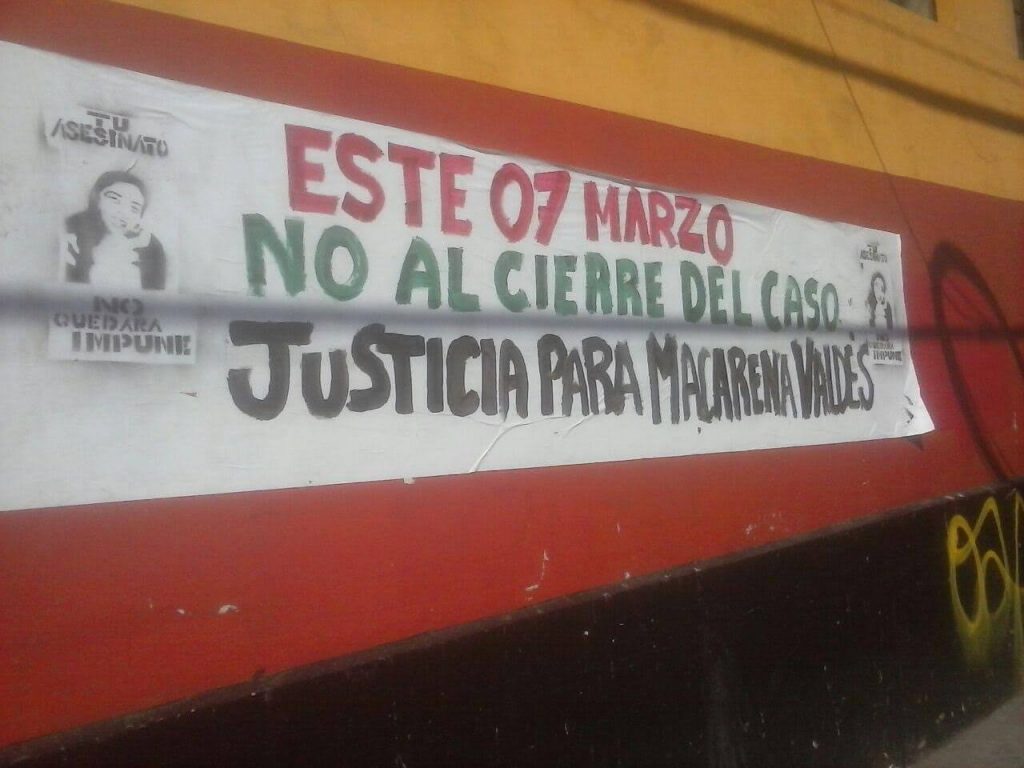 #JusticiaParaMacarenaValdes: No tenemos miedo, tenemos rabia