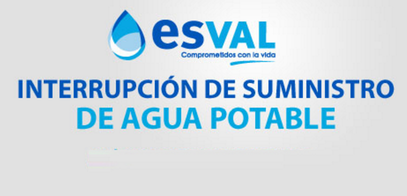Otro corte de agua más: Esval anuncia interrupción de servicios en Quilpué, Villa Alemana y Viña del Mar