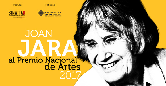 Sindicato de Trabajadores Artistas de Danza postula a Joan Jara al Premio Nacional de Artes 2017