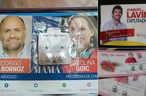 Servel le recuerda a candidatos que regalaron «aritos de perla» durante Día de la Madre que no está permitido