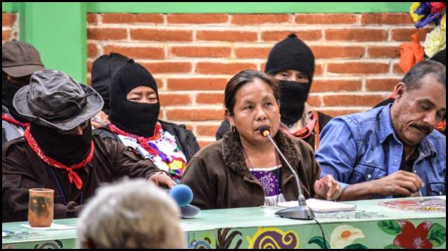 Pueblos indígenas y zapatistas eligen a histórica dirigenta como su candidata presidencial en México