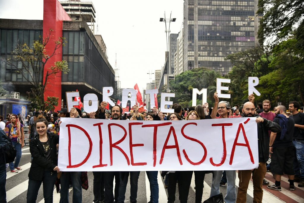 «Fora Temer»: Brasil marcha contra su presidente y a favor de convocar elecciones directas