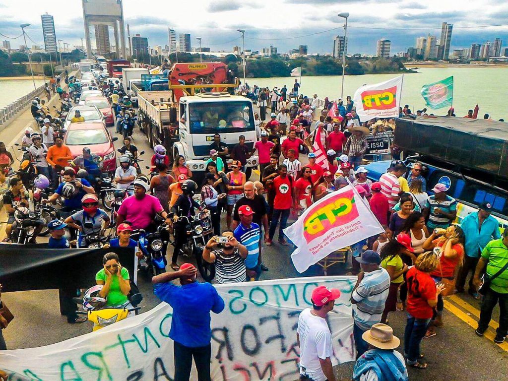 Huelga general en Brasil pide anulación de reforma laboral y la renuncia de Temer