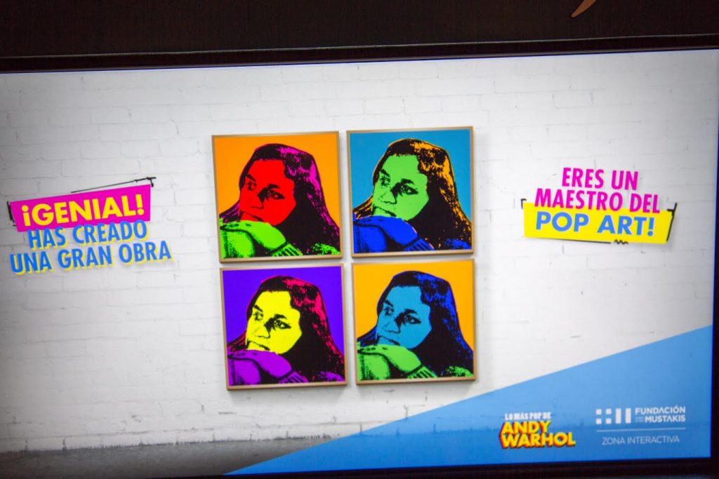 En la Zona Interactiva Mustakis del Centro Cultural La Moneda: Niños aprenden del Pop Art al estilo Warhol