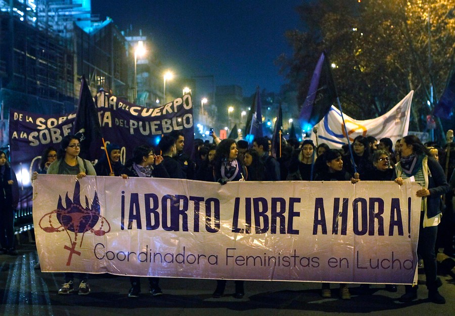 Coordinadora de Feministas en Lucha tras marcha: «Las personas que se convocaron exigen aborto libre y sin causales»