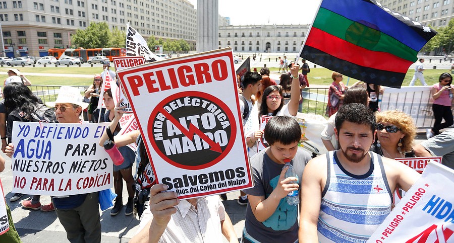 Convocan a una manifestación ciudadana en contra del proyecto hidroeléctrico Alto Maipo