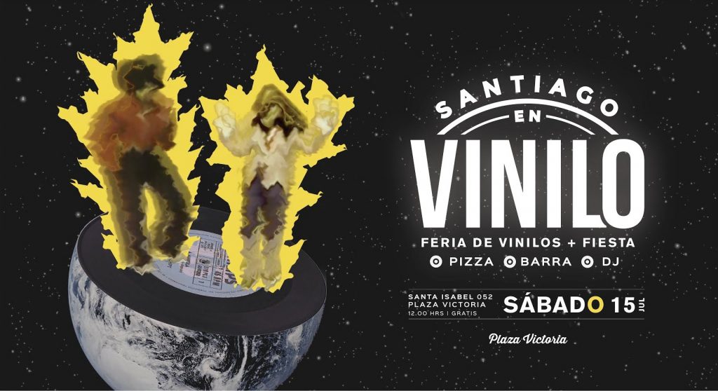 Pizza, cervezas y música: Vuelve la feria «Santiago en Vinilo» con bandas en vivo y más de 5 mil discos