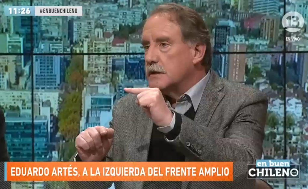 VIDEO| Eduardo Artés dispara dardo al Frente Amplio: «Nosotros representamos la verdadera izquierda»