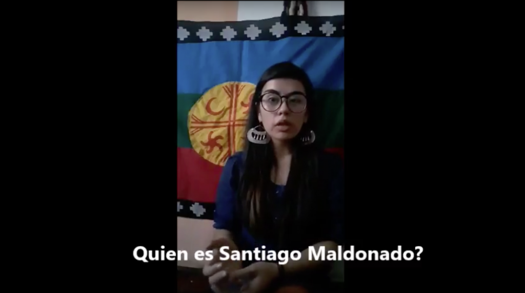 VIDEO| Jóvenes explican el caso de Santiago Maldonado y su relación con la lucha mapuche al sur de Argentina