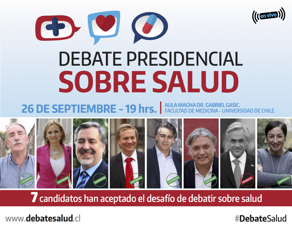 Piñera rechaza invitación al primer debate presidencial sobre salud