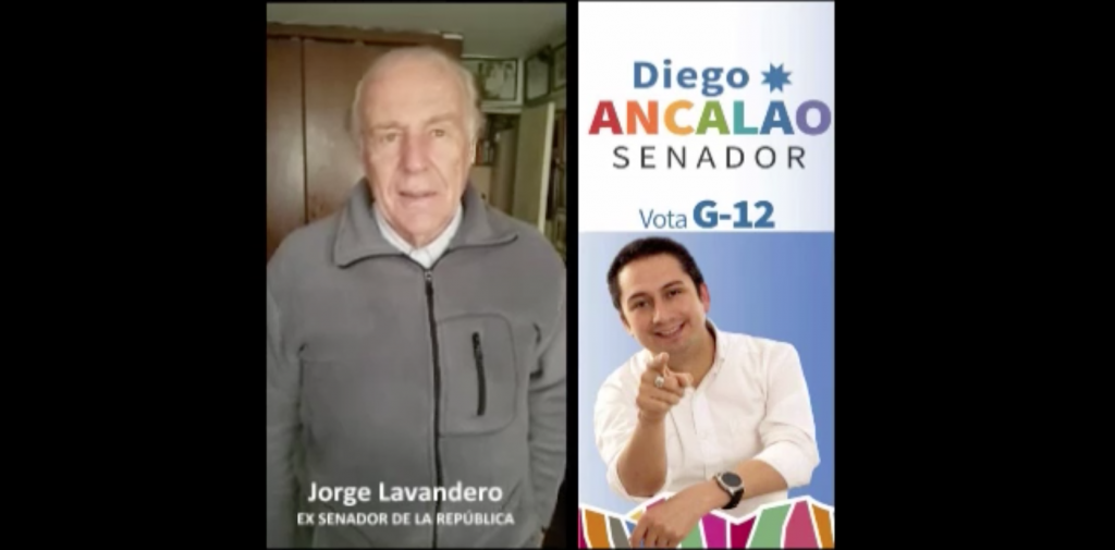 Jorge Lavandero apoya a candidato a senador del Frente Amplio en video de campaña