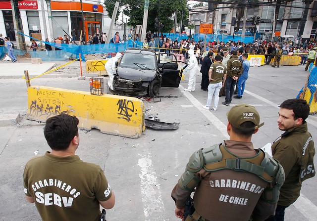 Balacera en Maipú: Transeúnte habría recibió bala en la cabeza en medio de persecución de Carabineros a taxista ilegal