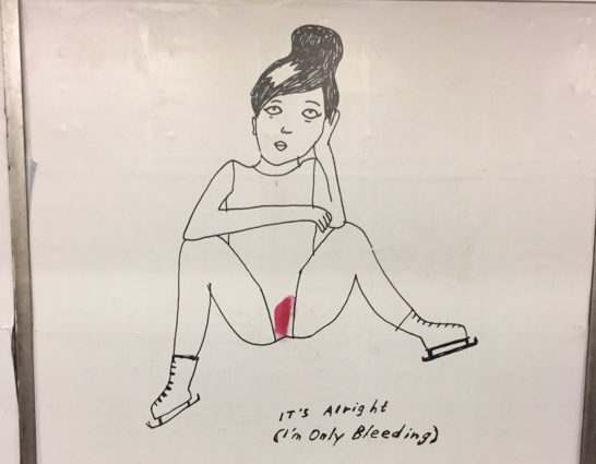 La exposición sobre la menstruación en el Metro de Estocolmo que ha causado polémica en la conservadora sociedad sueca
