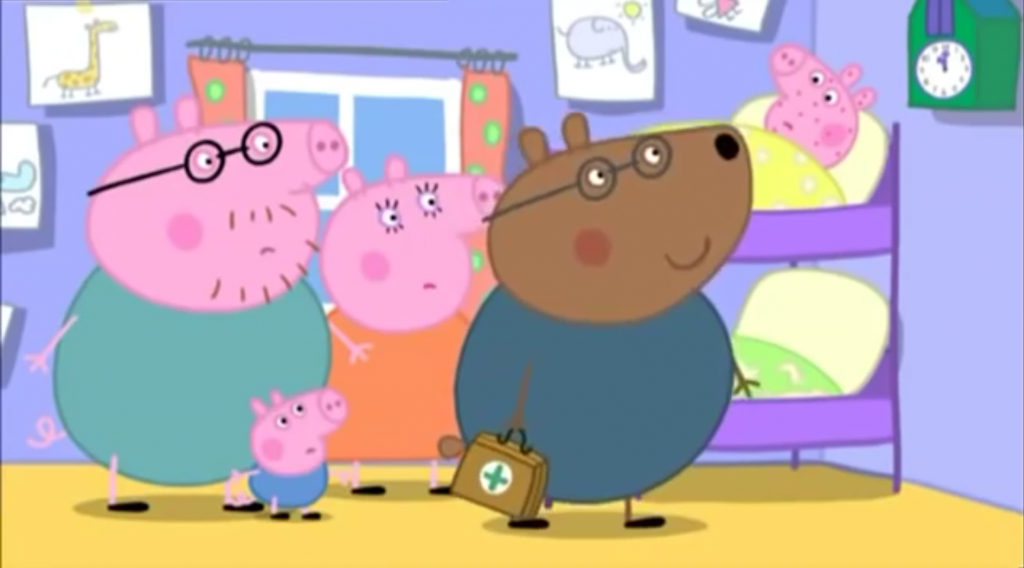 Acusan a la serie «Peppa Pig» de distorsionar la percepción sobre temas de salud