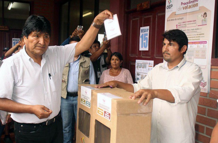 Evo Morales critica a oposición por llamar a votar nulo en elecciones judiciales de Bolivia
