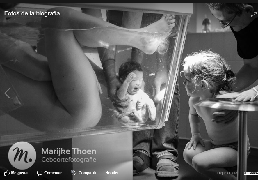 Facebook censura impactante foto de parto natural de un bebé en una tina