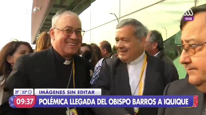 VIDEO| Periodista que intentó entrevistar a Juan Barros recibió empujón de obispo de San Bernardo