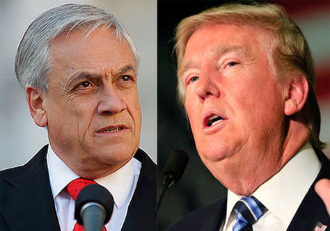 Estos son los temas que trataron Piñera y Trump en su conversa telefónica