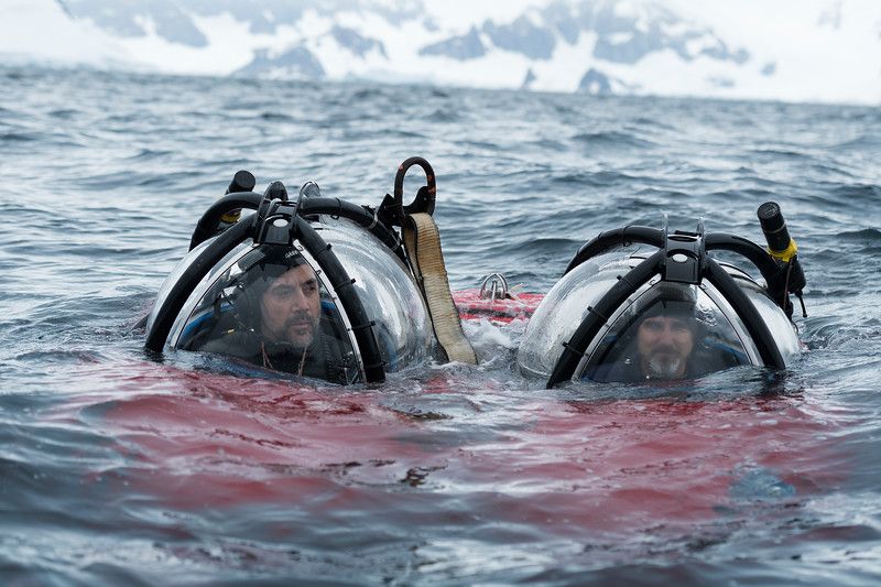 VIDEO| Javier Bardem desciende al fondo del océano Antártico en un submarino científico de Greenpeace