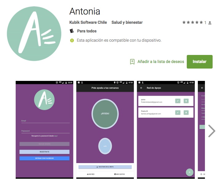 App Antonia: La aplicación para alertar en caso de violencia en el pololeo